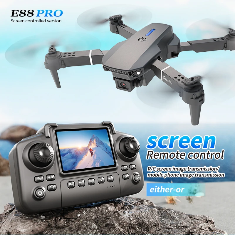 Drone Controller Screen - Professional E88 PRO Drone หน้าจอ 8K