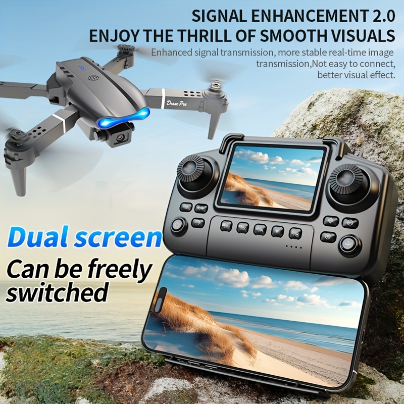 โดรนรุ่นอัปเกรด E99PRO MAX ปี  - Drone Controller Screen บทวิจารณ์และราคา