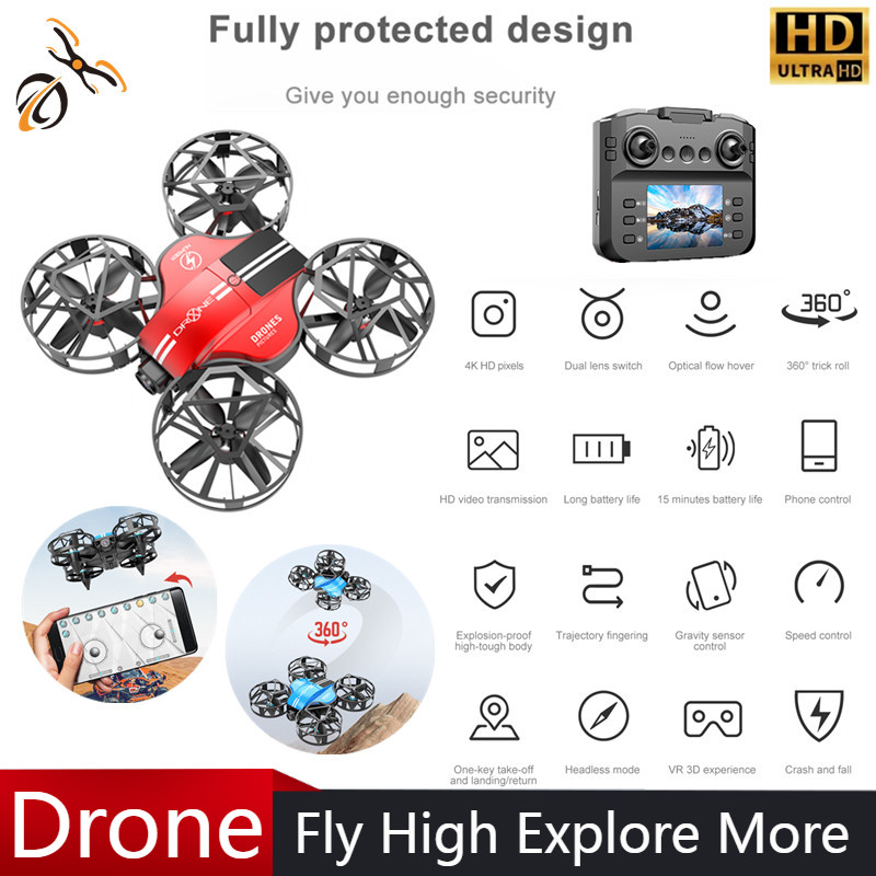 ใหม่ Mini Drone 812PRO อาชีพ H - Drone Controller Screen บทวิจารณ์และราคา
